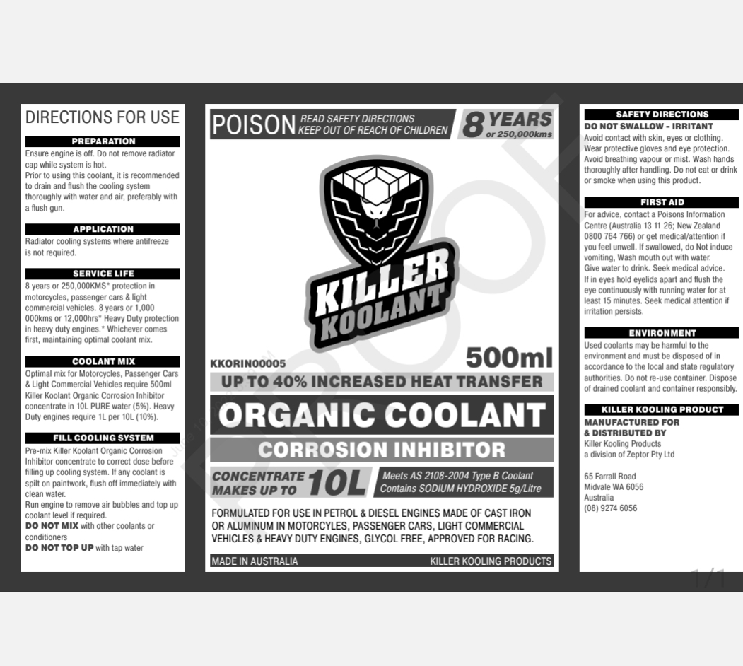 Killer Koolant 500ml